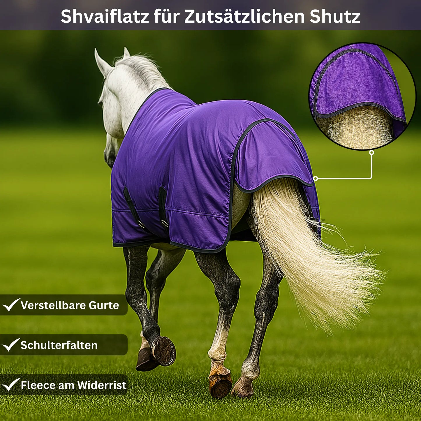 Horse Rug Waterproof 1200D - Winter Sweat Blanket - Red Black - Warm & Atmu