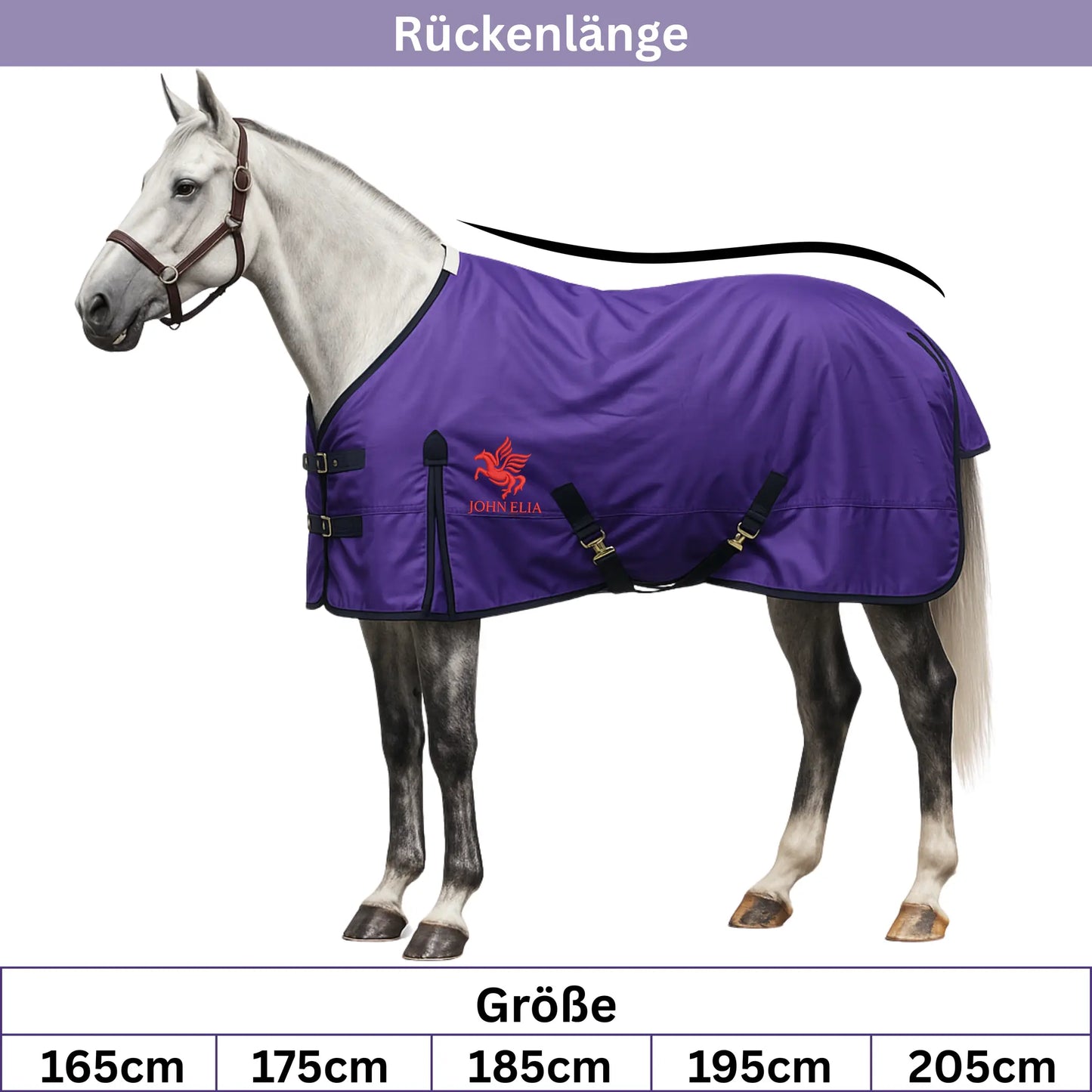 Horse Rug Waterproof 1200D - Winter Sweat Blanket - Red Black - Warm & Atmu