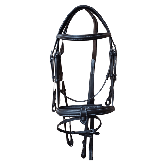 Brown Leather Horse Reins with Grip – Durable Riding Reins - BH-09 Havana - Youshaelia