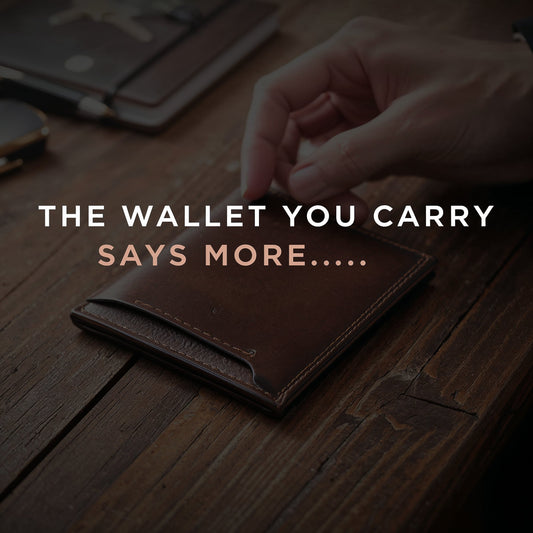 The Wallet You Carry Says More Than You Think  Published by YoushaElia | Handmade Leather Wallets