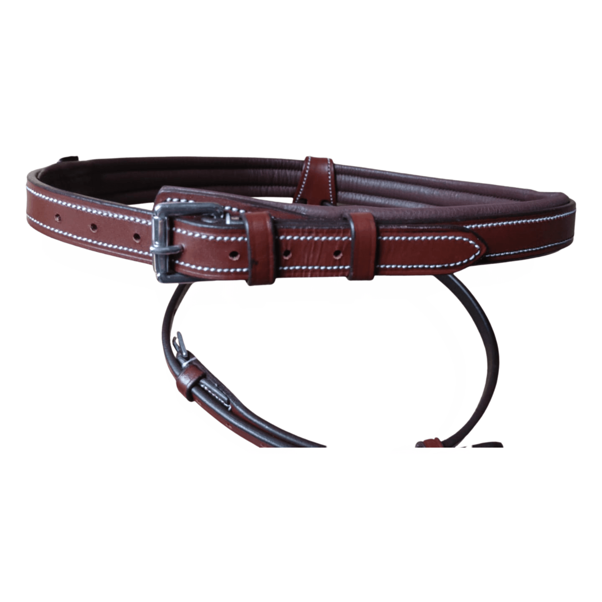Brown Leather Horse Bridle – Padded Comfort fit - BH-02 Oak Brown - Youshaelia