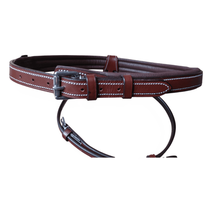 Brown Leather Horse Bridle – Padded Comfort fit - BH-02 Oak Brown - Youshaelia