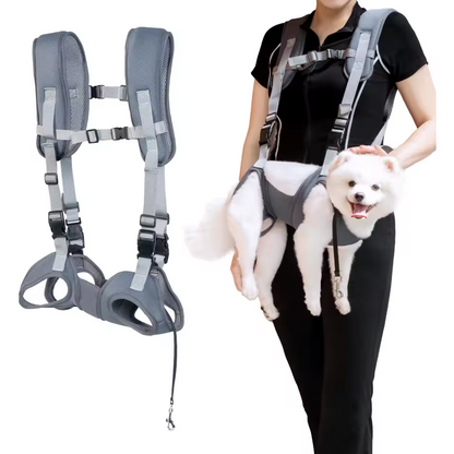 Verstellbarer Hunderucksack, Katzentransportrucksack, atmungsaktiv, für Haustiere von 4–7 kg
