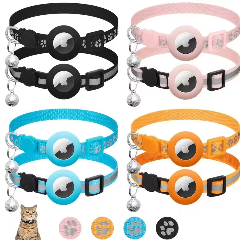 Reflektierendes Katzenhalsband-Set