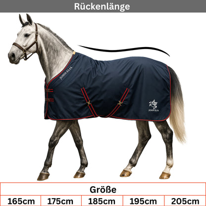 Horse Blanket | 1200D Waterproof | Adjustable Straps | Fleece Withers | Navy