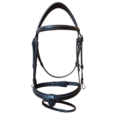 Premium Leather Horse Bridle – Padded Comfort.