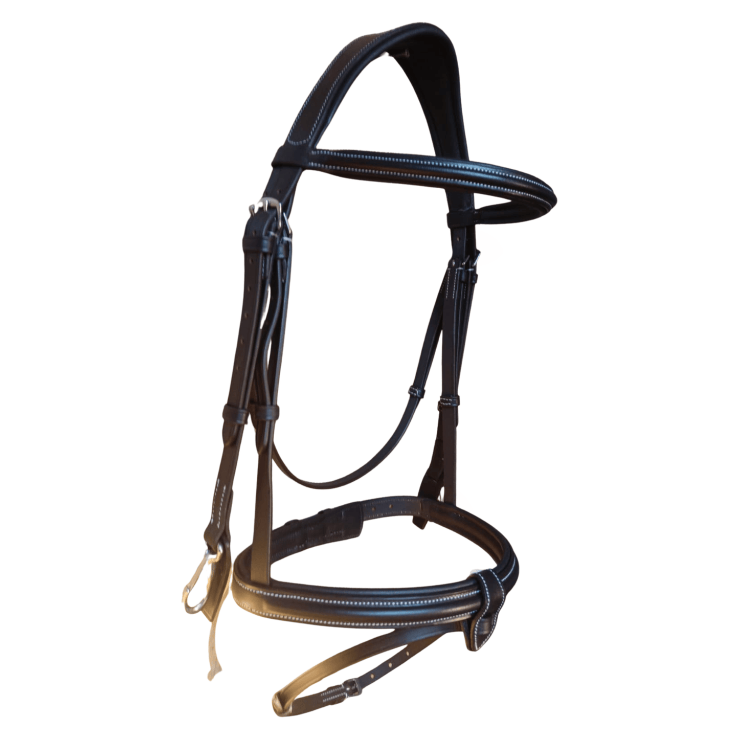 Brown Leather Horse Bridle – Padded Comfort Bridle.