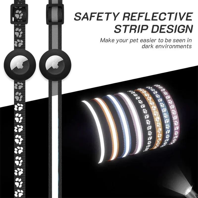 Reflektierendes Katzenhalsband-Set