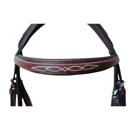 Brown Leather Horse Bridle – Padded Comfort fit - BH-02 Oak Brown - Youshaelia