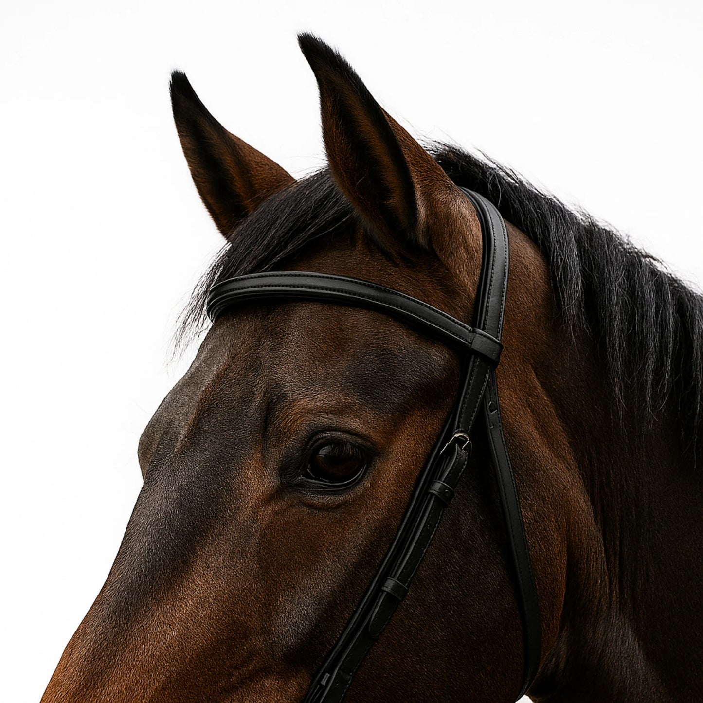 Yousha Elia Premium Full-Grain Leather Browband | Handmade