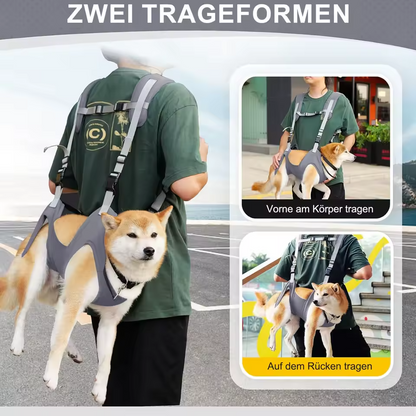 Verstellbarer Hunderucksack, Katzentransportrucksack, atmungsaktiv, für Haustiere von 4–7 kg