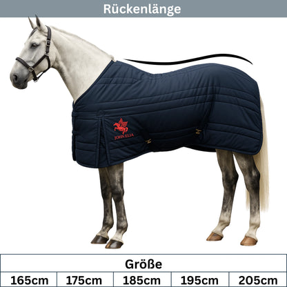 Turnout Horse Blanket | Waterproof | Fleece Withers | Navy | 165–205 cm