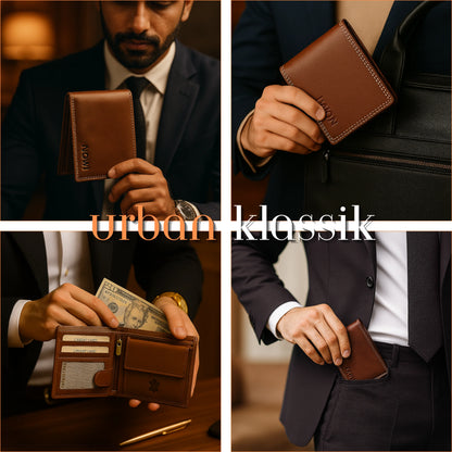 JOHN ELIA Genuine Leather Wallet for Men's