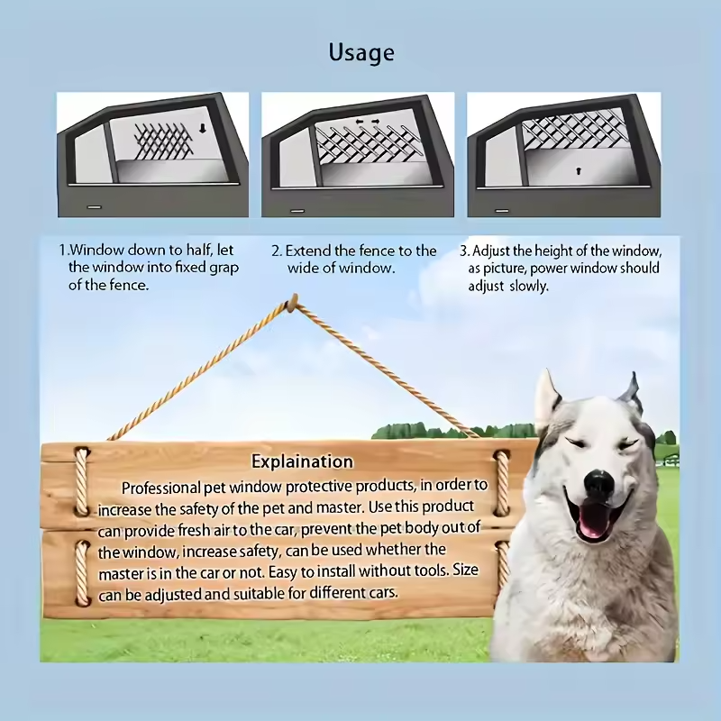Car Window Pet Guard