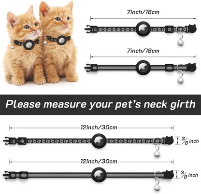 Reflektierendes Katzenhalsband-Set