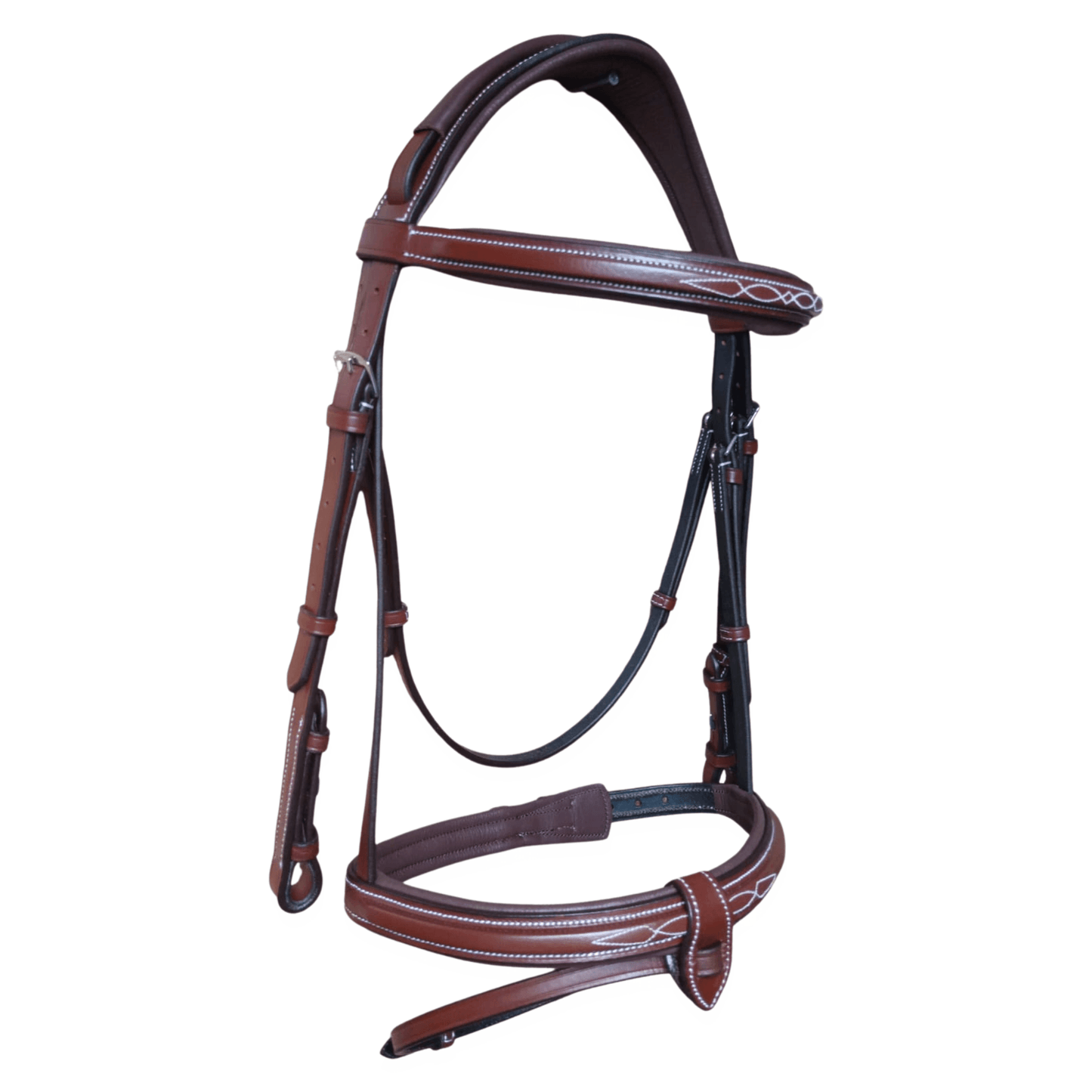 Brown Leather Horse Bridle – Padded Comfort fit - BH-02 Oak Brown - Youshaelia