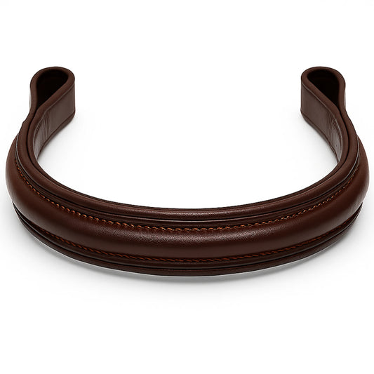 Yousha Elia Premium Full-Grain Leather Browband | Handmade