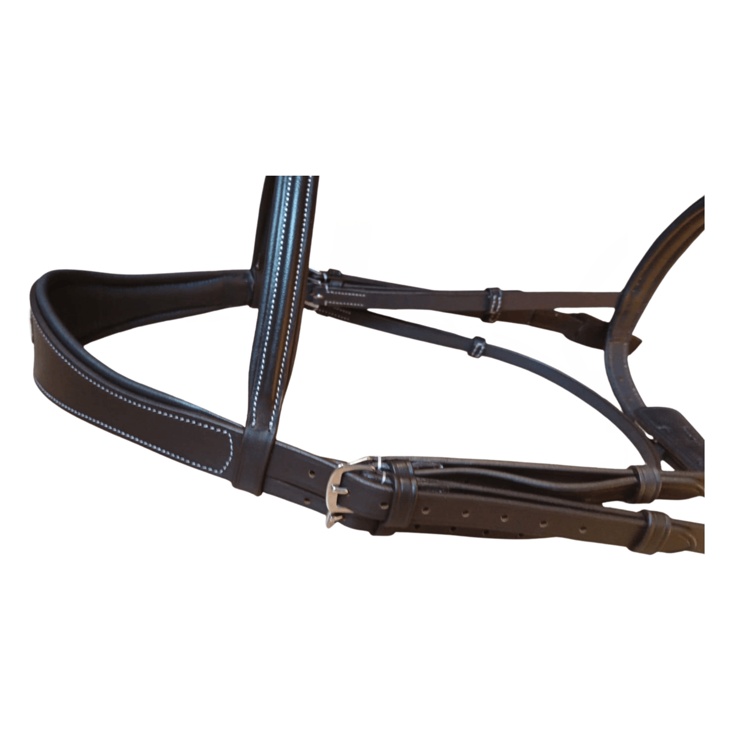 Brown Leather Horse Bridle – Padded Comfort Bridle.