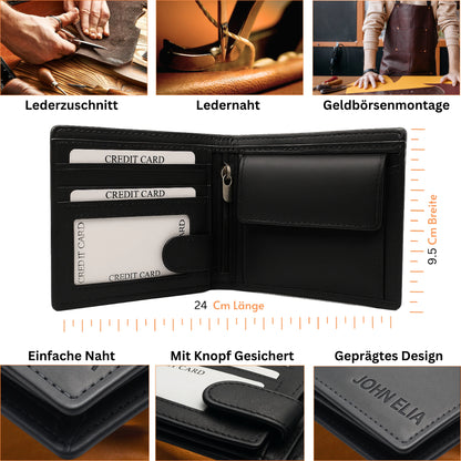 JOHN ELIA Genuine Leather Wallet for Men's