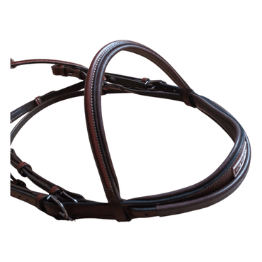 Brown Anatomical Horse Bridle with Breastplate – Leather Set - BH3 Oak Brown - Youshaelia