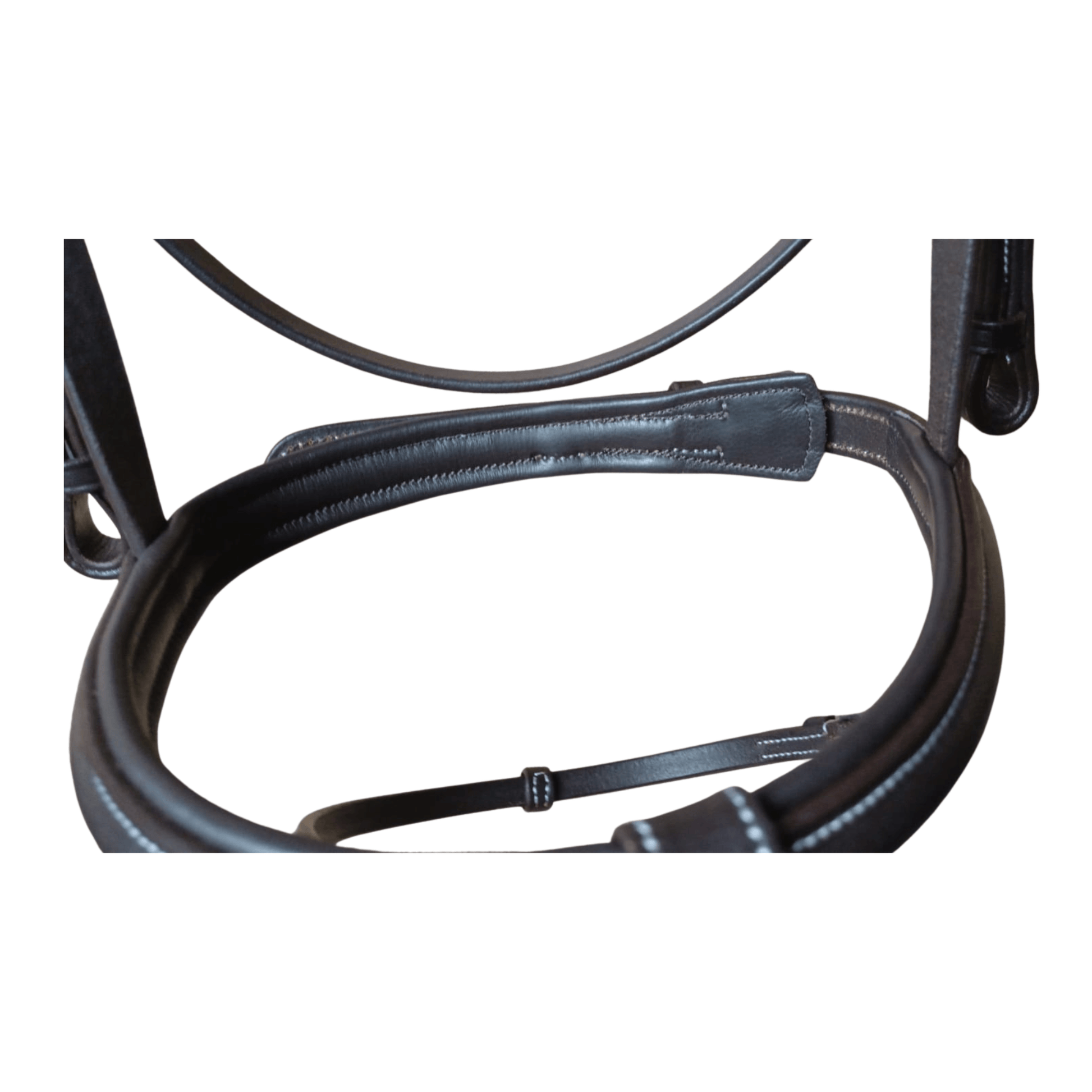 Black Leather Horse Bridle with Reins – Padded Cowhide Bridle BH-01 Havana - Youshaelia