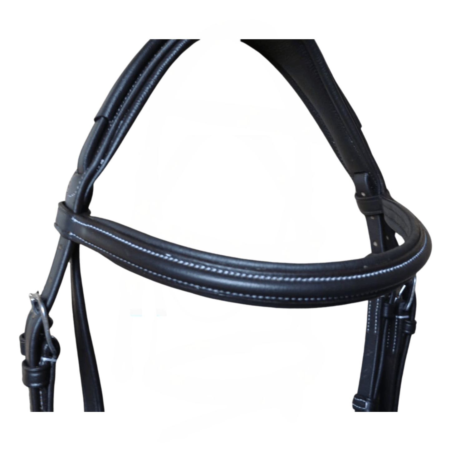 Black Leather Horse Bridle with Breastplate – Padded Comfort Set - BH3 Havana - Youshaelia