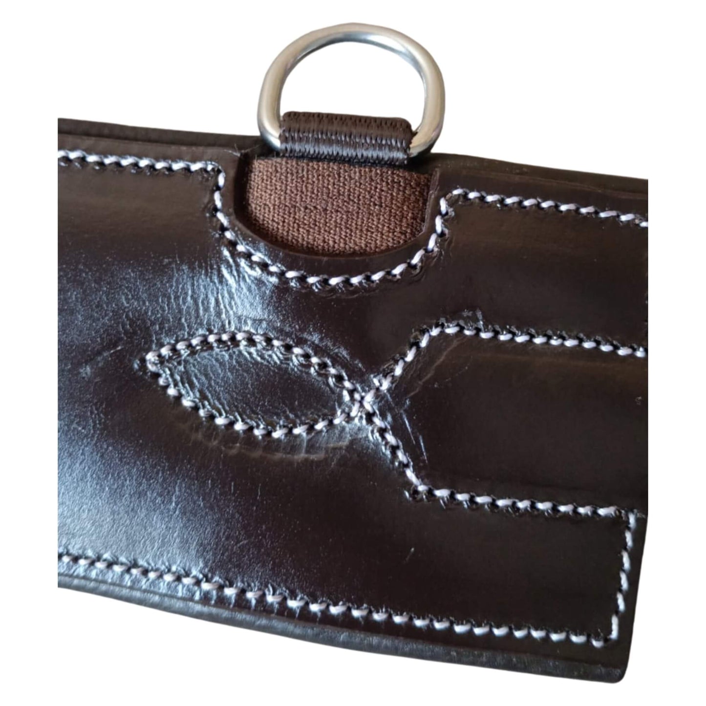 Premium Leather Horse Girth with Snap Hook – Durable & Padded - Youshaelia