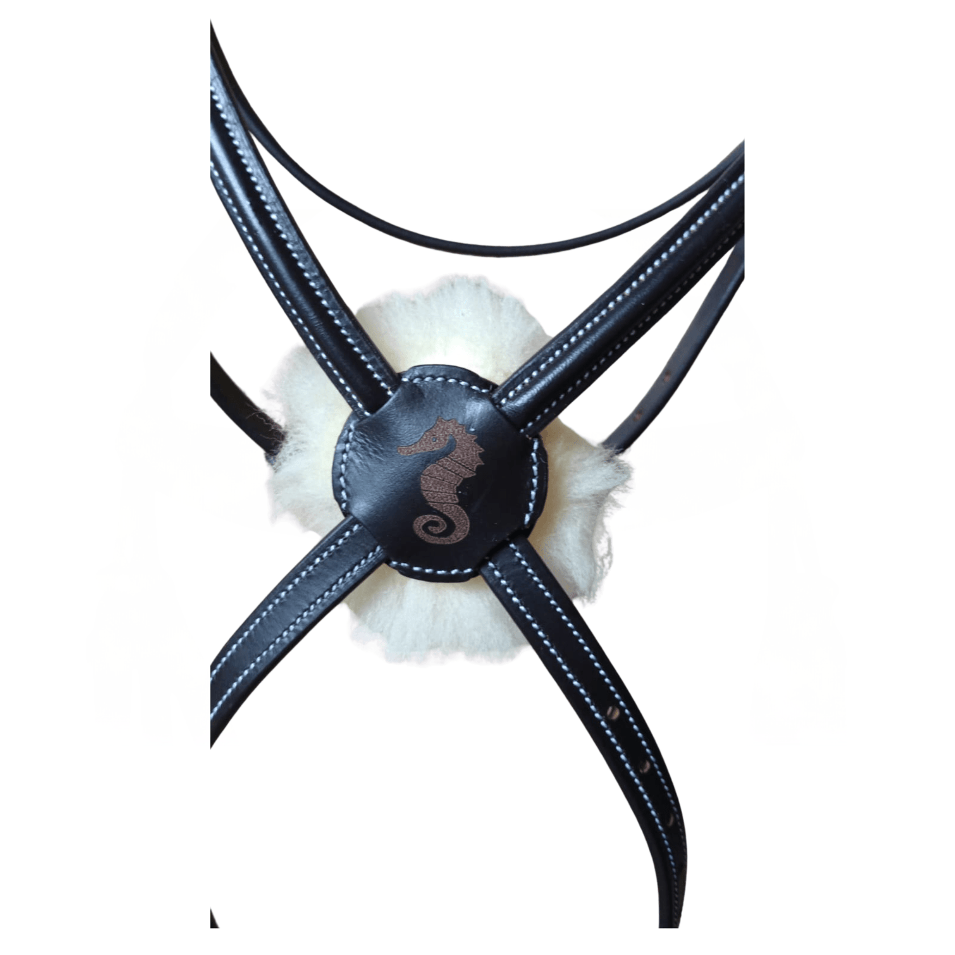 Black Leather Horse Bridle with Breastplate – Padded Comfort Set - BH3 Havana - Youshaelia