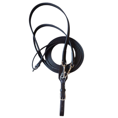 Brown Leather Horse Reins with Clips – Durable Riding Reins - Youshaelia