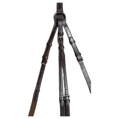 Leather Horse Breastplate with Snap Hooks – Durable & Padded - Youshaelia