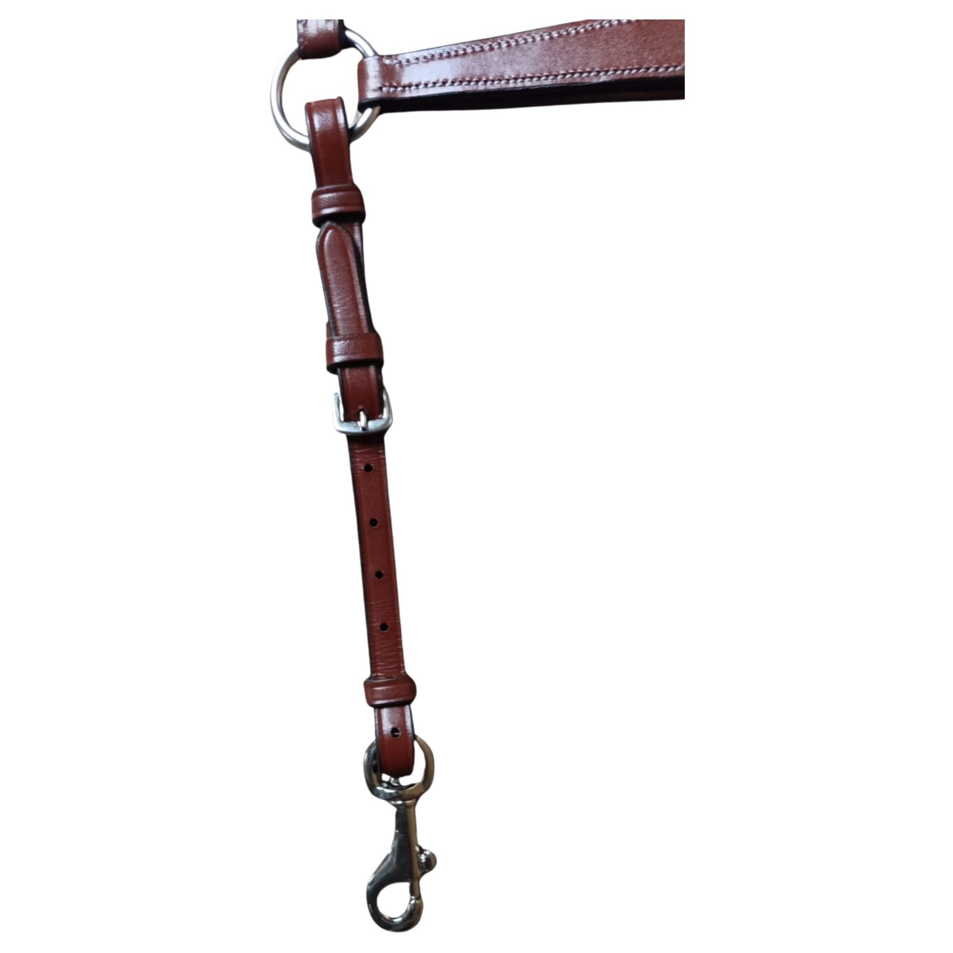 Leather Horse Breastplate with Snap Hooks – Durable & Padded - Youshaelia