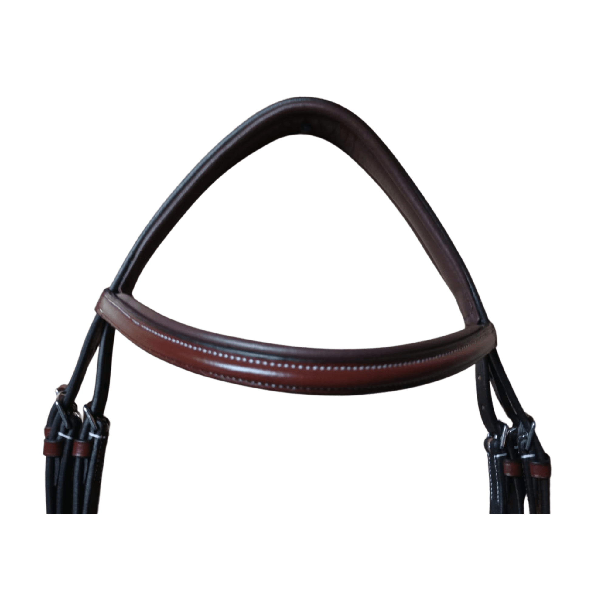 Premium Brown Leather Horse Bridle – Padded Comfort - BH-35 Oak Brown - Youshaelia