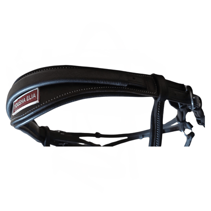 Black Leather Horse Bridle with Breastplate – Padded Comfort Set - BH3 Havana - Youshaelia