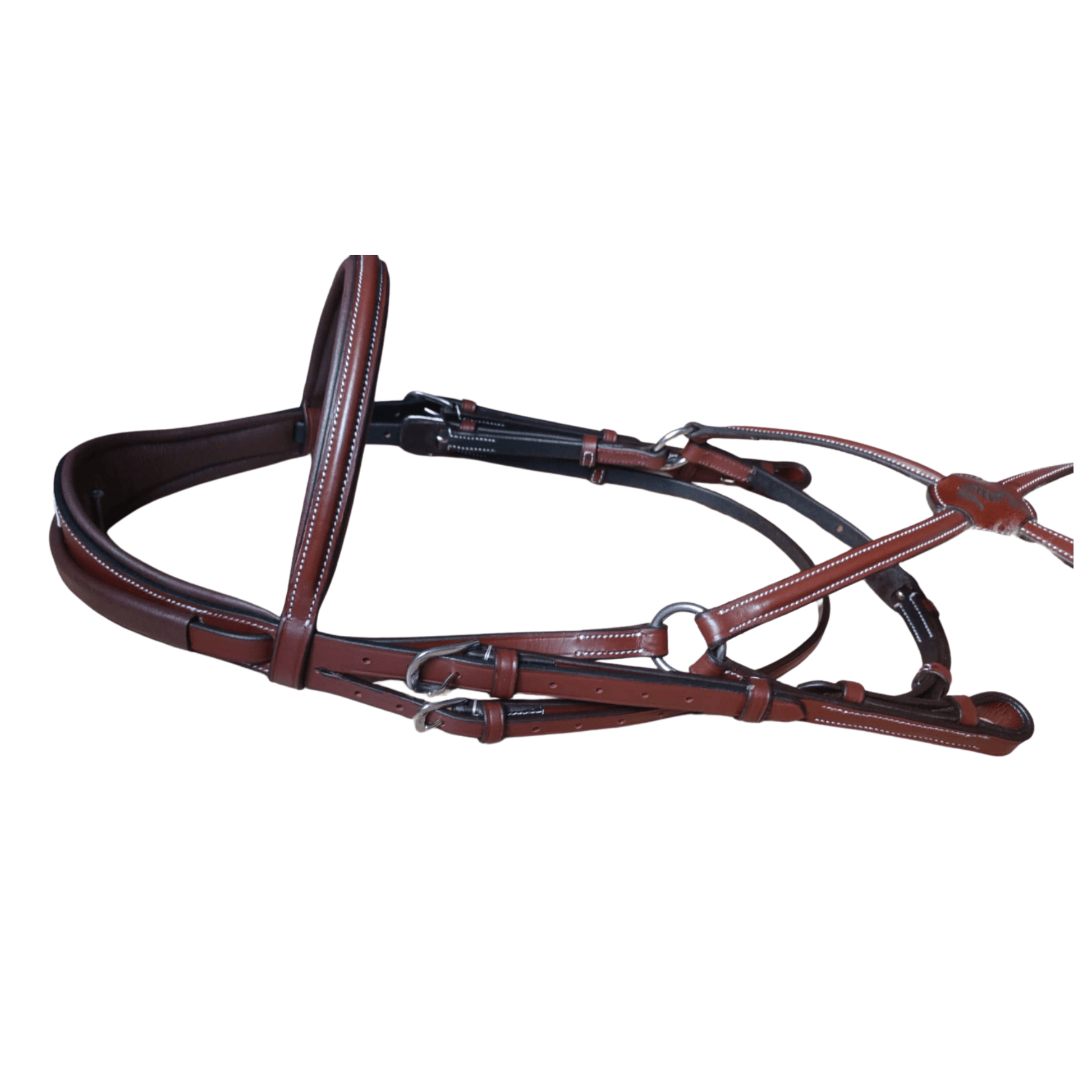 Brown Anatomical Horse Bridle with Breastplate – Leather Set - BH3 Oak Brown - Youshaelia