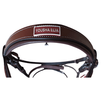 Brown Leather Horse Bridle – Padded Comfort Bridle - BH-09 Oak Brown - Youshaelia