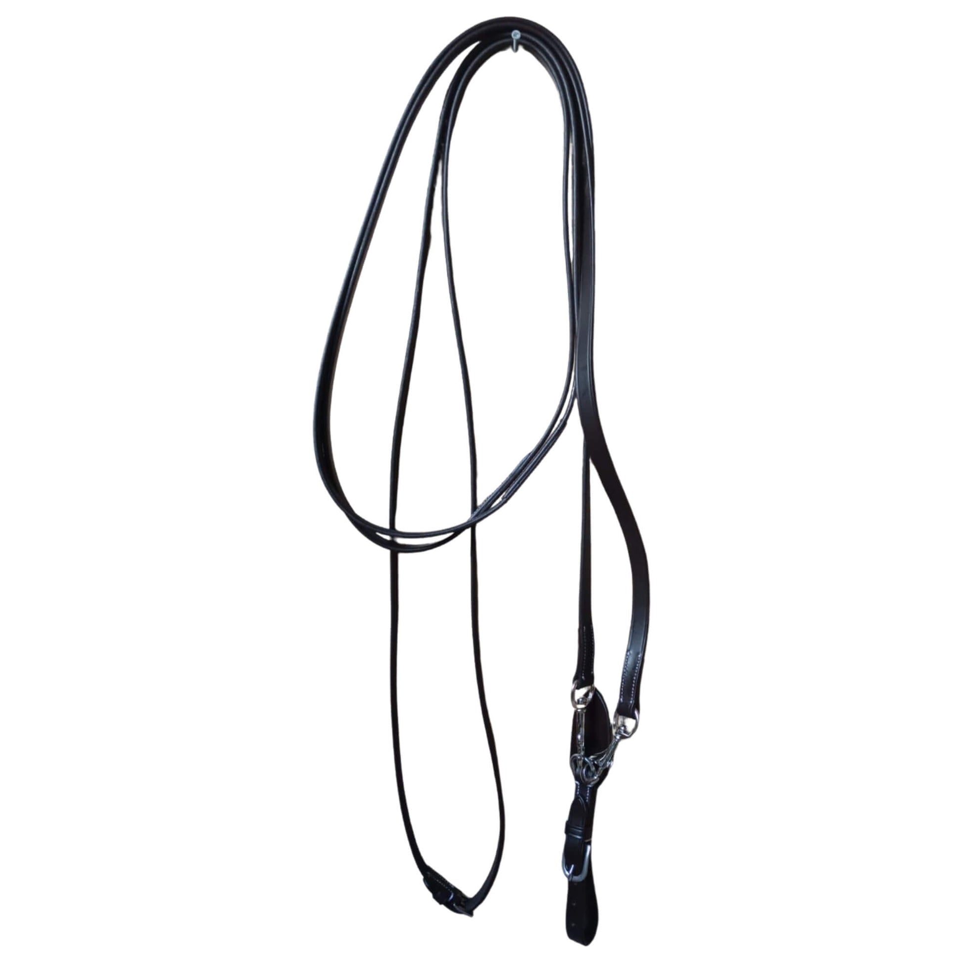 Brown Leather Horse Reins with Clips – Durable Riding Reins - Youshaelia