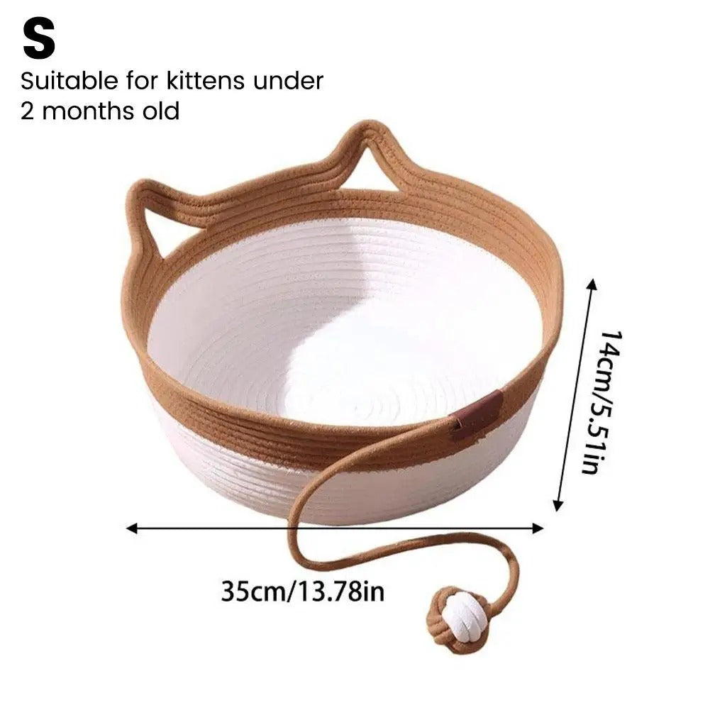 Cotton Rope Cat Bed